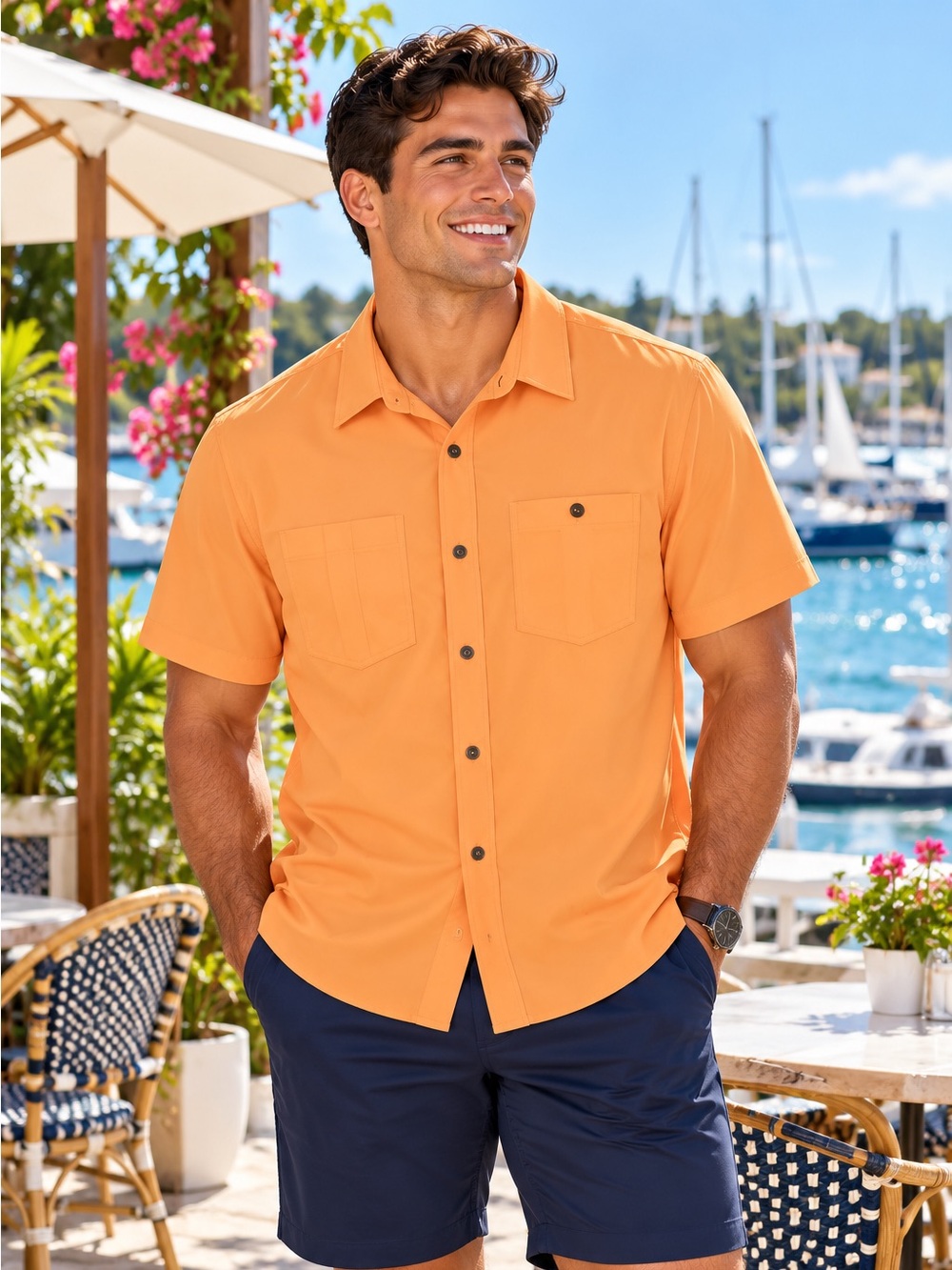 Magellan Outdoors Bin C short-sleeve button-up shirt Size: 2XL
